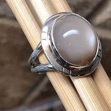 Load image into Gallery viewer, Natural Grey Orthoclase Moonstone 925 Sterling Silver Ring Size 9.5
