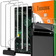 Load image into Gallery viewer, IMBZBK Designed for Google Pixel 6 Pro 5G Screen Protector [Not Glass Protector], 3 Pack HD Flexible TPU Film with 2 Pack Glass Camera Lens Protector, Case Friendly, Bubble Free, Easy Installation
