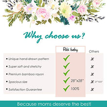 Load image into Gallery viewer, Pobi Baby Premium Multi-Use Cover - Nursing Cover, Baby Car Seat Covers, Shopping Cart, High Chair, and Breastfeeding Cover - Ultra-Soft, Stretchy, and Versatile Floral Scarf for Baby and Mom (Allure)
