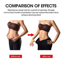 Load image into Gallery viewer, Burvogue Sauna Sweat Vest for Women Waist Trainer Corset Workout Tank top Cincher Slim Shaper Shirt (Black, X-Small)
