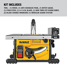 Load image into Gallery viewer, DEWALT Table Saw for Jobsite, Compact, 8-1/4-Inch (DWE7485)
