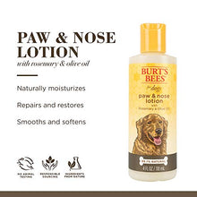Load image into Gallery viewer, Burt's Bees for Pets for Dogs All-Natural Paw &amp; Nose Lotion with Rosemary &amp; Olive Oil | For All Dogs and Puppies, 4oz | Best Treatment for All Dogs and Puppies With Dry Nose and Paws

