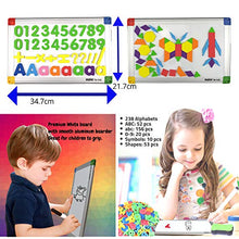 Load image into Gallery viewer, KOKO AROMA 291Pcs ABC Magnets Board Magnetic Letters Numbers and Shapes for Kids Toddlers with Storage Double-Side Drawing Whiteboard Uppercase Lowercase Foam Alphabet - Spelling Learning Games Set

