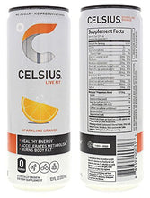 Load image into Gallery viewer, CELSIUS Fitness Drink Carbonated 5-Flavor Variety Pack, Zero Sugar, 12oz. Slim Can, 12 Pack
