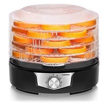 Load image into Gallery viewer, Chefman 5-Tray Food Dehydrator, 11.4-Inch Transparent Trays, Adjustable Temperature Control, Easily Create Dried Snacks For The Family, Prepare Fruits, Jerky, Vegetables, Meats, &amp; Herbs
