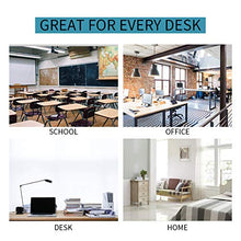 Load image into Gallery viewer, Office Desk Organizer with Drawer, PU Leather Office Supplies Caddy with Pencil Holder and Storage Baskets for Desktop Accessories, 6 Compartments with Drawer, Black
