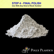 Load image into Gallery viewer, Polly Plastics Rock Tumbler Refill Grit Media Kit (3 pounds) | 4-Steps For Tumbling Stones
