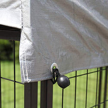 Load image into Gallery viewer, Sandinrayli Medium Outdoor Dog Kennel Cat Pet Shelter Waterproof Cover Shade Enclosure House Cage
