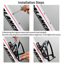 Load image into Gallery viewer, Suruid Bike Water Bottle Cage, Lightweight and Strong Bicycle Water Bottle Holder for Outdoor Cycling with Screws - 2 Pack (Black)
