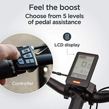 Load image into Gallery viewer, Schwinn Voyageur Electric Bike, Mid-Drive, Large Step-Through Frame, Dark Blue
