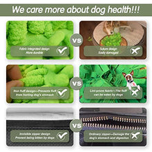 Load image into Gallery viewer, Bakumon Snuffle Mat for Dogs 21x16Inch Interactive Sniff Mats for Large Medium Small Dogs All Breed Dog Pet Snuffle Bowl Mat Nosework Training Foraging Mat Sniff Pad Feed Game Encourage Stress Relief

