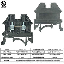 Load image into Gallery viewer, Dinkle DK2.5N-BK Terminal Block (Pack of 100)
