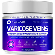 Load image into Gallery viewer, Varicose Veins Cream, Varicose Vein &amp; Soothing Leg Cream, Natural Varicose &amp; Spider Veins Treatment, Strengthen Capillary Health, Improve Blood Circulation, Tired and Heavy Legs Fast Relief 2oz
