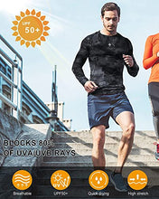 Load image into Gallery viewer, Milin Naco 3 Pack Men's Cool Dry Baselayer Tops Long Sleeve Compression Shirts-Black/White/Camo Black-L
