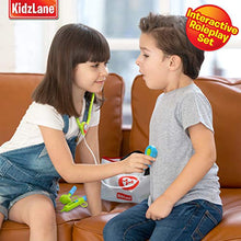 Load image into Gallery viewer, Kidzlane Play Doctor Kit for Toddlers and Kids - Kids Doctor Play Set - 7 Piece Dr Set with Medical Storage Bag and Electronic Stethoscope for Kids Ages 3+
