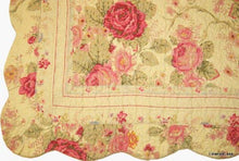 Load image into Gallery viewer, Greenland Home Antique Rose Throw Blanket, Full, Ecru
