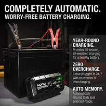 Load image into Gallery viewer, NOCO GENIUS10, 10-Amp Fully-Automatic Smart Charger, 6V and 12V Portable Battery Charger, Battery Maintainer, Trickle Charger, and Battery Desulfator with Temperature Compensation
