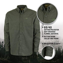 Load image into Gallery viewer, Flannel Shirt for Men Long Sleeve Men's Flannel Shirts, X-Large, Forest Night
