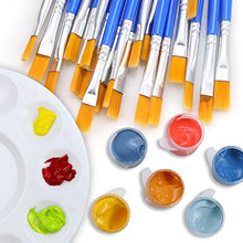 Load image into Gallery viewer, AROIC Paint Brushes Set ,120 pcs Nylon Hair Brushes for Acrylic Oil Watercolor Artist Professional Painting Kits
