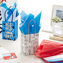 Load image into Gallery viewer, Hallmark Red, White and Blue Bulk Tissue Paper for Gift Wrapping (120 Sheets) for Gift Bags, Birthdays, Graduations, Fourth of July, Christmas, Hanukkah
