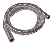Load image into Gallery viewer, Bentley Harris ConvoShield Aluminized Nylon Wire Loom Tubing – 3/8" Inch Diameter – 39” Inch Long | Chrome Finish | Aluminum Wire Loom | High Temp. For Automotive Applications
