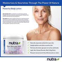 Load image into Gallery viewer, Nutra Health Face, Skin and Joint, Pain Relief MSM Cream - Vegan Based Non-GMO Face Moisturizer - Enriched with Revitalizing Minerals
