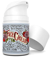 Load image into Gallery viewer, Face Cream Moisturizer for Women - Anti-Aging Wrinkle Cream for Face, Face Moisturizer For Dry Skin, Dark Spot Brightening, Rose and Pomegranate Extracts - 1.7oz
