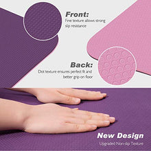 Load image into Gallery viewer, TOPLUS Yoga Mat - Upgraded Yoga Mat Eco Friendly Non-Slip Exercise &amp; Fitness Mat with Carrying Strap, Workout Mat for All Type of Yoga, Pilates(1/4 inch-1/8 inch)
