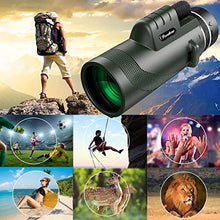 Load image into Gallery viewer, Pankoo 40x60 Monocular Telescopes High Power Prism Monocular HD Dual Focus Scope for Bird Watching Wildlife Traveling Concert Sports Game with Phone Adapter&amp;Tripod
