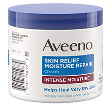 Load image into Gallery viewer, Aveeno Skin Relief Intense Moisture Repair Cream with Triple Oat Complex, Ceramide &amp; Rich Emollients, Steroid- &amp; Fragrance-Free Moisturizing Body Cream for Extra-Dry Skin, 11 oz

