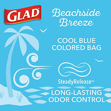 Load image into Gallery viewer, Glad ForceFlexPlus Tall Kitchen Drawstring Trash Bags - 13 Gallon Trash Bag, Febreze Beachside Breeze - 80 Count (Package May Vary)
