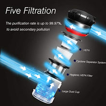 Load image into Gallery viewer, Vacuum Cleaner Super Suction Pet Hair Eraser 4 in 1 Bagless Upright Corded Stick Vacuum Easy Empty Dirt Bin Noise Free Lightweight&amp; Versatile Handheld Vacuum with LED Multiple Brush Corded Vacuum
