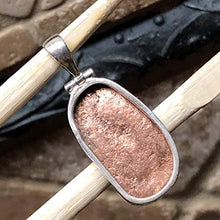 Load image into Gallery viewer, Natural Copper Nugget 925 Solid Sterling Silver Pendant 40mm

