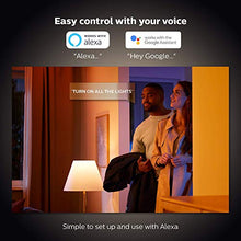 Load image into Gallery viewer, Philips Hue White and Color Ambiance 3-Pack A19 LED Smart Bulb, Bluetooth &amp; Zigbee Compatible (Hue Hub Optional), Works with Alexa &amp; Google Assistant – A Certified for Humans Device (562785)
