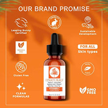 Load image into Gallery viewer, OZNaturals Vitamin C Serum For Face with Hyaluronic Acid - Anti Aging Serum &amp; Hyperpigmentation Treatment With Pure Vitamin E Oil and Rosehip Oil - All Natural Antioxidant Facial and Skin Serum For A Brighter, Even Skin Tone - 1 Fl Oz
