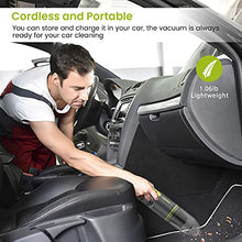 Load image into Gallery viewer, Handheld Vacuum Cleaner Cordless, UOKIER Hand Vacuum&amp;Air Blower 2-in-1, Mini Portable Hand Held Vac with 6500PA Strong Suction Rechargeable Li-ion Battery for Pet Hair, Home and Car, 2 Speeds
