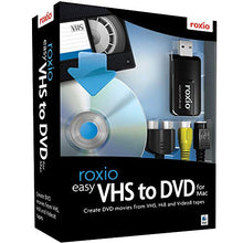 Load image into Gallery viewer, Roxio Easy VHS to DVD for Mac | VHS, Hi8, V8 Video to DVD or Digital Converter [Mac Disc]

