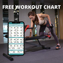 Load image into Gallery viewer, Finer Form UPGRADED Multi-Functional Bench for Full All-in-One Body Workout – Hyper Back Extension, Roman Chair, Adjustable Ab Sit up Bench, Decline Bench, Flat Bench
