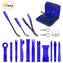 Load image into Gallery viewer, GOOACC - GRC-49 19Pcs Trim Removal Tool Set &amp; Clip Plier Upholstery Remover Nylon Car Panel Removal Set with Portable Storage Bag

