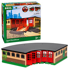 Load image into Gallery viewer, BRIO World - 33736 Grand Roundhouse | 2 Piece Toy Train Accessory for Kids Age 3 and Up
