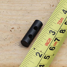 Load image into Gallery viewer, bayite Small Ferro Rod Survival Drilled Flint Fire Starter with Toggle Hole for Paracord Bracelet Necklace 1 Inch Pack of 6
