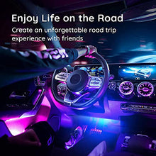 Load image into Gallery viewer, Govee Car LED Lights, Smart Car Lights with APP Control, Music Sync Interior Car Lights with 7 Scene Modes and 16 Million Colors, 2 Lines Design RGB Under Dash Car Lighting with Car Charger, DC 12V
