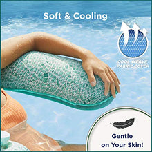 Load image into Gallery viewer, AQUA Mosaic 3-in-1 Pool Chair Lounge, Inflatable Pool Float, Multi-Purpose Pool Chair (Lounge, Drifter, Chair), Green Mosaic
