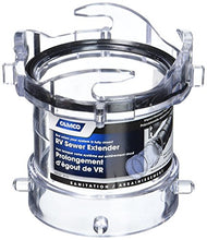 Load image into Gallery viewer, Camco Sewer Hose Adapter - Attaches to RV Outlet Connection , Extends connection for Easier Hookup- Transparent Adapter Allows You to View When Tank is Cleared - 3.5" (39562)
