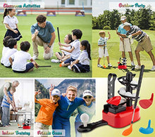 Load image into Gallery viewer, Kids Golf Set,Outside Toys for Kids Golf Clubs with 3 Club Heads 15 Training Toy Golf Balls &amp; Clubs Equipment Indoor Exercise Game Kids Outdoor Toys Gifts for 3 4 5 6 7 8 Year Olds Boys Toddlers Girls
