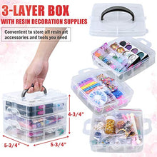 Load image into Gallery viewer, Resin Decoration Accessories Kit, Thrilez Resin Jewelry Making Supplies Kit with Dried Flowers, Resin Glitter Sequin, Mica Powder, Resin Foil Flakes and Epoxy Resin Fillers for Resin Crafts Beginners
