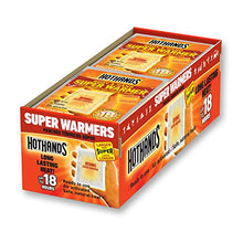 Load image into Gallery viewer, HotHands Body &amp; Hand Super Warmers - Long Lasting Safe Natural Odorless Air Activated Warmers - Up to 18 Hours of Heat - 40 Individual Warmers
