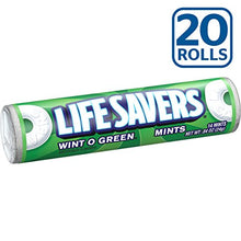 Load image into Gallery viewer, LIFE SAVERS Wint-O-Green Mints Rolls Single Size .84 Ounce 20-Count Box
