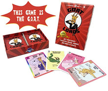Load image into Gallery viewer, Goat Lords by Gatwick Games | Hilarious, Addictive &amp; Competitive Card Game with Goats! | Best Card Games for Families, Adults, Teens, and Kids | Great Game Gift and Travel Games | 2-6 Players
