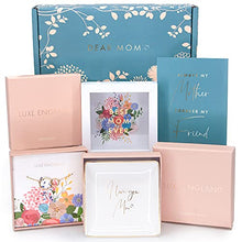 Load image into Gallery viewer, Best Christmas Gifts for Mom - Necklace, Jewelry Dish, Framed Keepsake Quote and Card. Thank you, Christmas, Appreciation, Birthday Gifts for Mom from Daughter, Son or Husband by Luxe England Gifts
